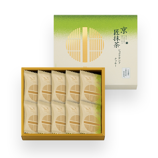 京・匠抹茶巧克力夹心饼干 10个装