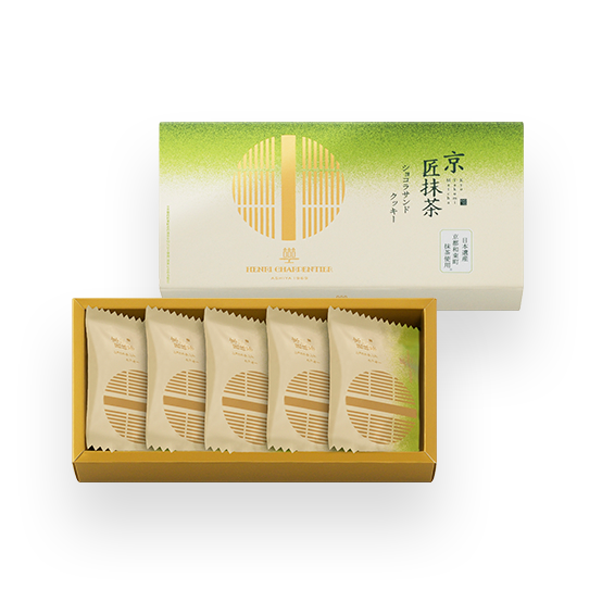 京・匠抹茶 ショコラサンドクッキー 5個入
