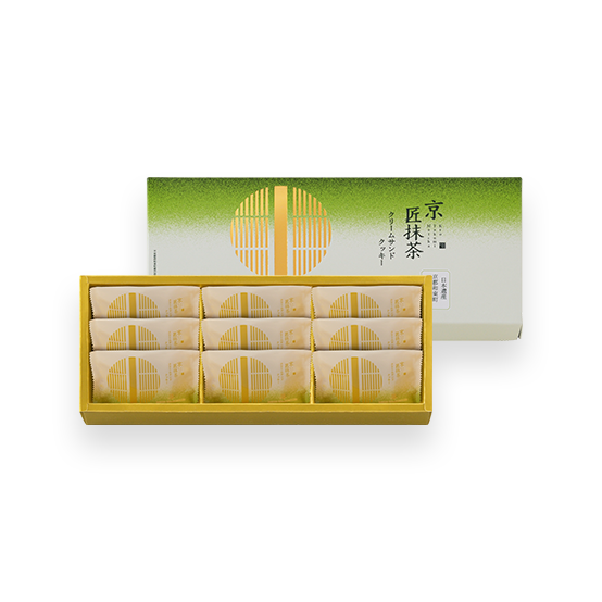 京・匠抹茶　クリームサンドクッキー 9個入