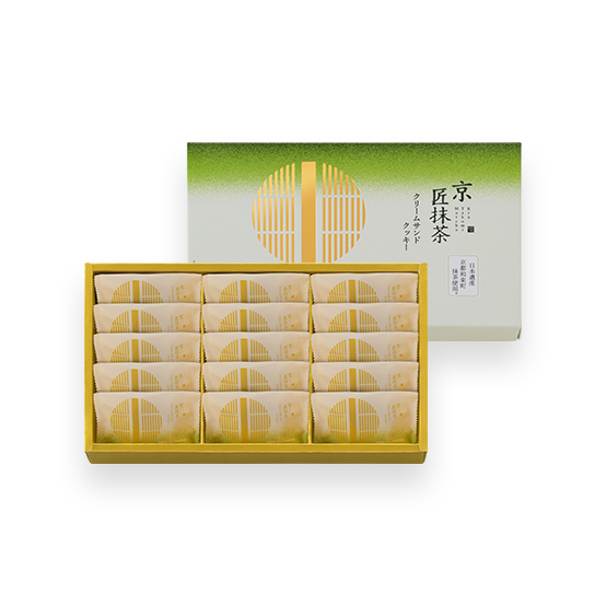 京・匠抹茶　クリームサンドクッキー 15個入